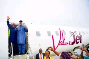 First commercial flight takes off at Gateway International Airport
